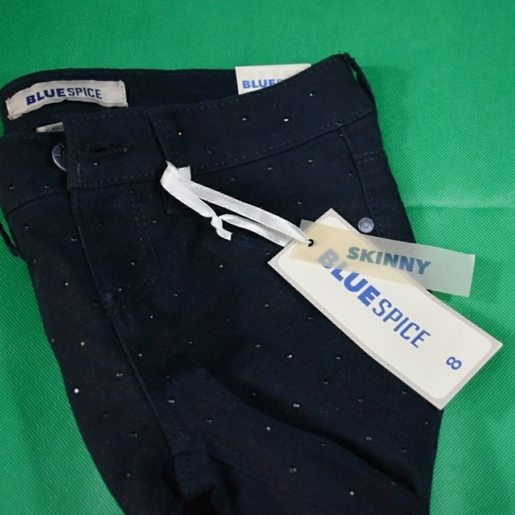 *NEW* Girl's Blue Spice Skinny Jeans Size 8 - Picture 6 of 6